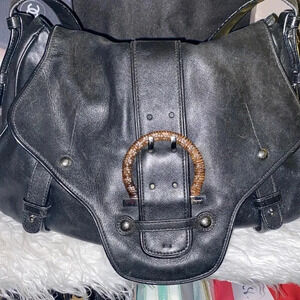 Salvatore Ferragamo, leather handbag EUC